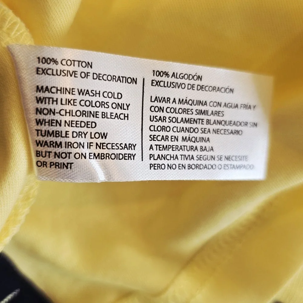 Polo Ralph Lauren Shirt Mens Large Cotton Classic‎ Fit Yellow.A167